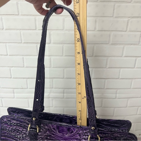 Brahmin Tia Purple Ultraviolet Ombre Melbourne S77 1708 00580 - Picture 16 of 16